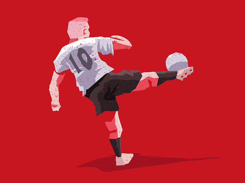 Rooney captain football hero illustration manchester rooney soccer united volley wayne