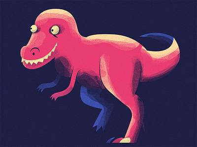 Trex dinosaur illustration jurassic park study trex