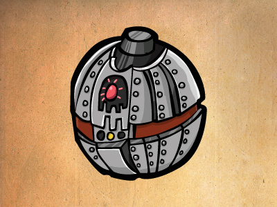 Hey guys, mind if I take a shot? illustration illustrator star wars thermal detonator