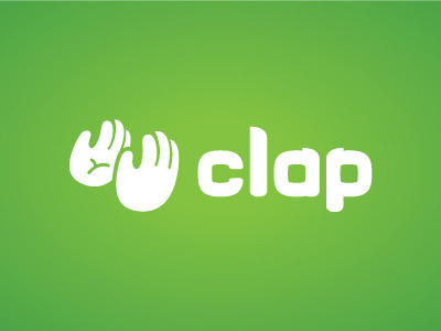 Clap Update applause clap entertainment hands illustrator logo type