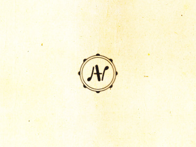 AH Ambigram Monogram ah ambigram brand branding clean drum logo monogram music vector