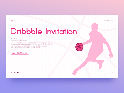 Dribbble Invitation