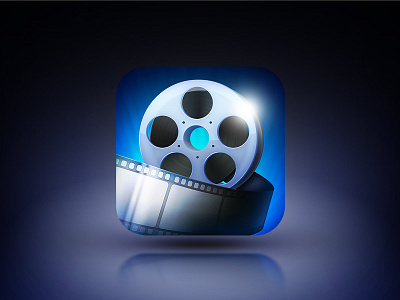 Rejected 3d app film icon ios movie reel stream