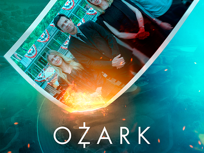 Ozark 3 season blood contrast fire ozark photo poster