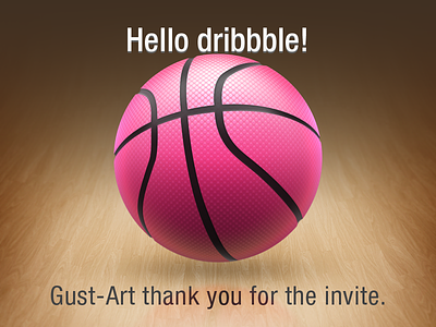My debut shot! ball basketball debut dribble invite