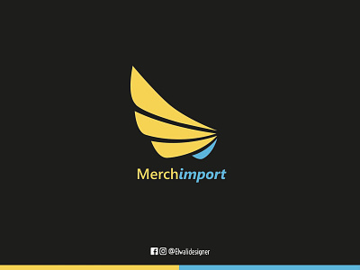 MerchImport Logo brand design branding design icon illustration illustrator logo merch minimal typography