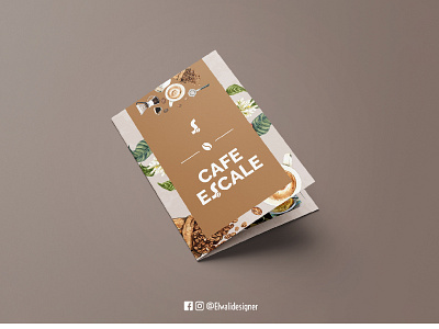Menu Cafe brand design cafe logo concept design graphic design illustrator menu card menu design photoshop template