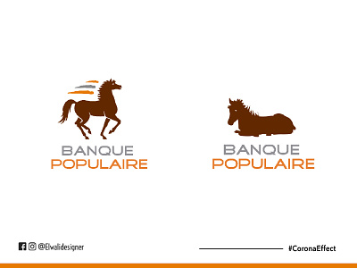 Corono virus effects Corono virus effects @BANQUE POPU POPULAIRE banque brand design design horse illustration illustrator logo minimal photoshop