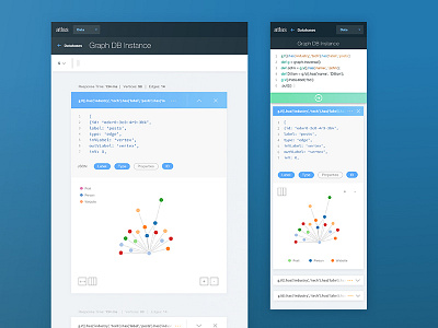 Tablet & Mobile Explorations database graph ibm product ui ux