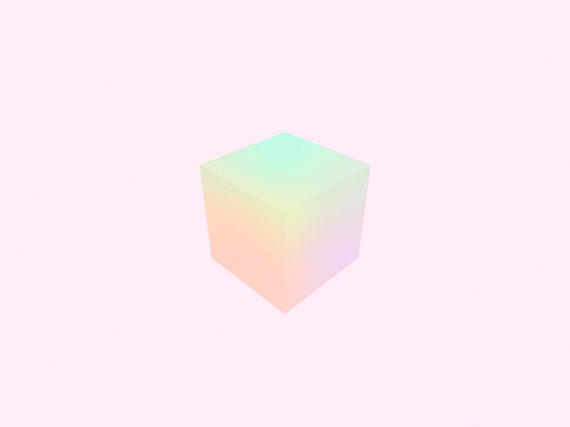 Spring Palette in a cube 3d 3d animation 3d art aftereffect animation design logo motion motion animation typography ui ux vector