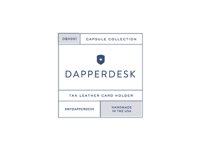Dapperdesk Label label packaging