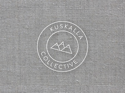 Kuskalla Collective badge brand logo round logo
