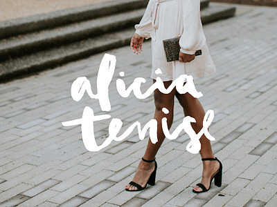 Alicia Tenise handwriting logo