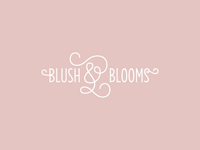 Blush & Blooms ampersand brand logo