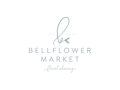 Bellflower Market Logo brand brand identity logo