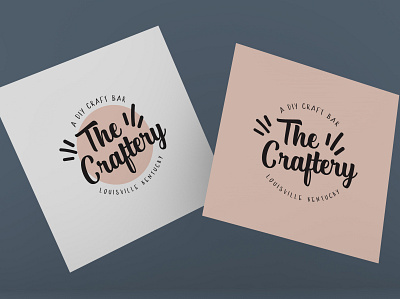 The Craftery Logo brand identity branding design logo design