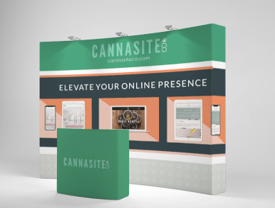 CannaSiteCo trade show booth design