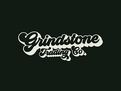 Grindstone Trading Co. Logo branding design fashion branding logo design logo designer vintage clothing company