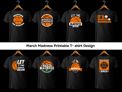 March Madness T-shirt Bundle Design