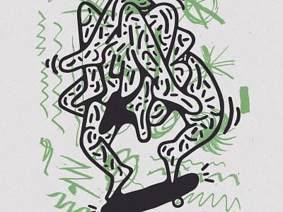 2SHY2RIDE 2d abstract art direction characters cool drawing fine art fresh illustration movement new paper photoshop print prints scribble skate skateboard texture weird