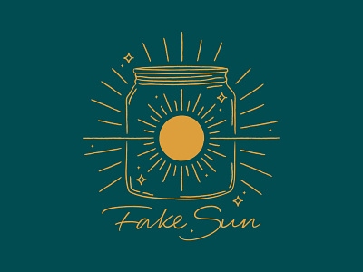 Fake Sun logo branding design graphic design illustrator logo logodesign vector