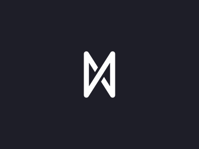 MW initials initials logo sygnature