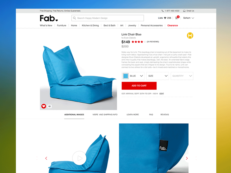 Rethinking Product Page for Fab.com