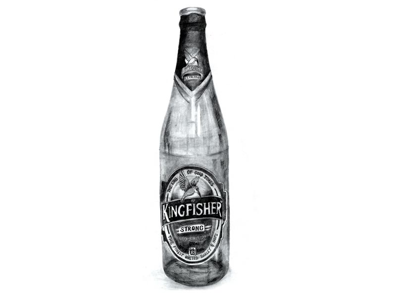 Sketched beer bottle illustration Vector sketch of the popular alcoholic -  stock vector 5188848 | Crushpixel