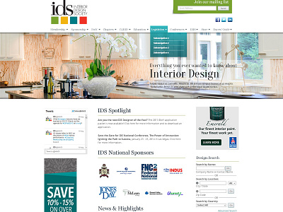 Ids Homepage homepage web design website