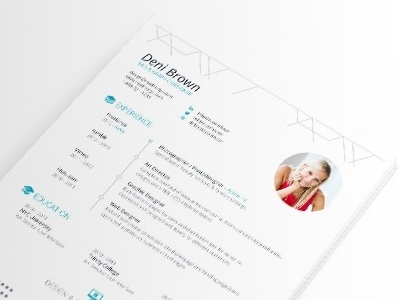 Clean and customizable Resume CV