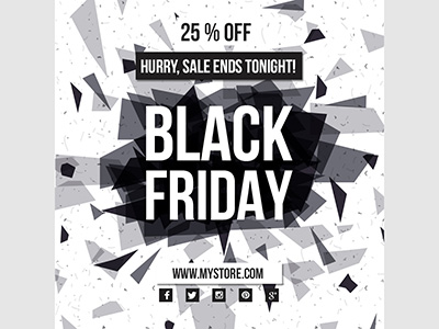 Black Friday Banner Ad by MadridNYC on Dribbble