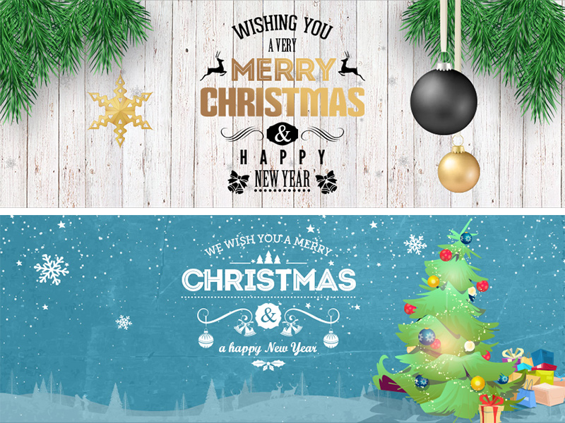 Christmas Facebook Banners by MadridNYC on Dribbble