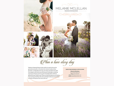 Wedding Day Flyer day flyer graphic modern typography wedding