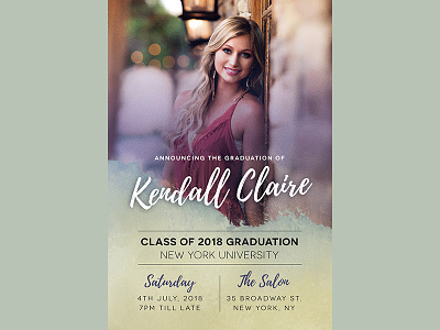 Graduation Invitation Flyer