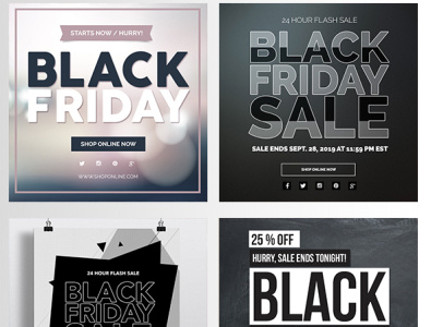 Black Friday Banners banners banners pack black friday black friday sale design ecommerce instagram banner promo promotion sales banners social media banner thanksgiving banner web banner