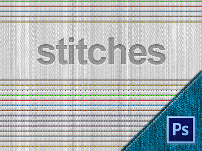 Stitches - Free PSD denim free freebie psd stand stitch stitches textile