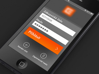 Mobile app GUI design