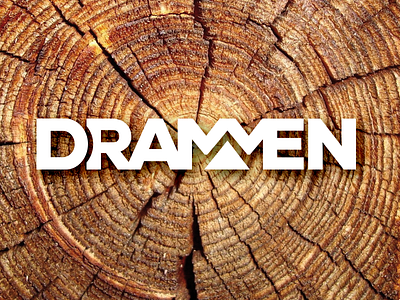 DRAMMEN logotype buildings drammen logotype wood wooden