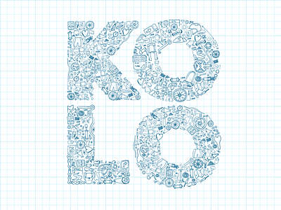 KOLO - "BIKE" - graphics for new t-shirts 2015 bike k kolo l letters mtb o