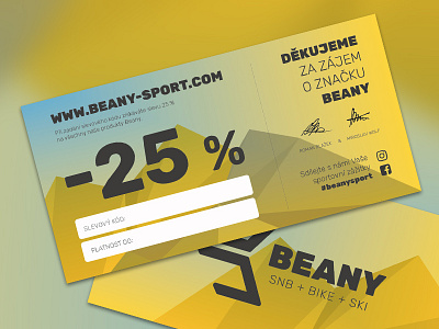 25 % OFF Voucher Beany