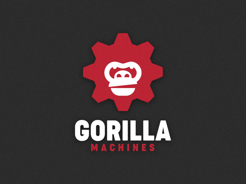 Logo Gorilla Machines by Jan Kopřiva on Dribbble