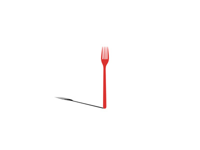 Fork - just a fork :-D clean fork graphic white