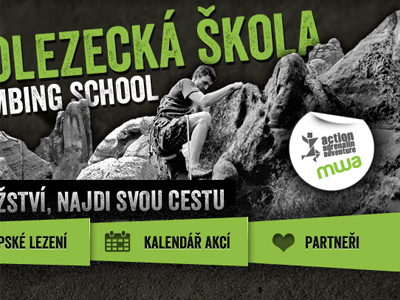 A piece of new web www.skolalezeni.cz adrspach skolalezeni.cz webdesign