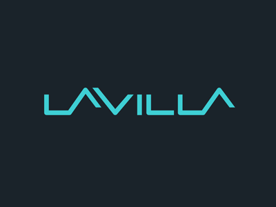 LaVILLA logo exclusive jxk lavilla logo realty estate simple