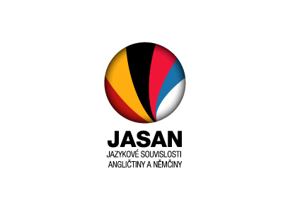 JASAN - Jyzakové souvislosti angličtiny a němčiny concept jasan jxk logo