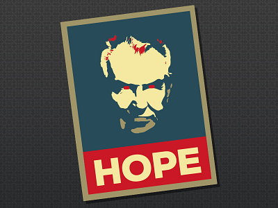 HOPE - we have brand new prezident :-/ czech republic hope miloš portrait president tshirt zeman