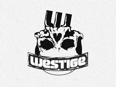 T-shirt design for westige.com design logo scull t shirt