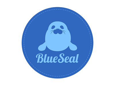 BlueSeal Logo blue logo design seal