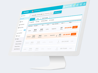 Dashboard Interface - Train Booking (b2b) 3/3 booking reservation train app travel ui uidesign user interface web dashboard web design