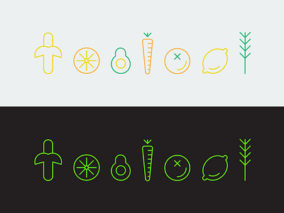 healthy food icons